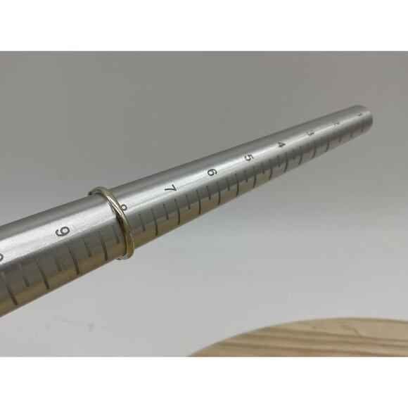 Estate Turquoise Ring Sterling Silver 925 Womens Size 8 Band Boho Stackable - Picture 4 of 9